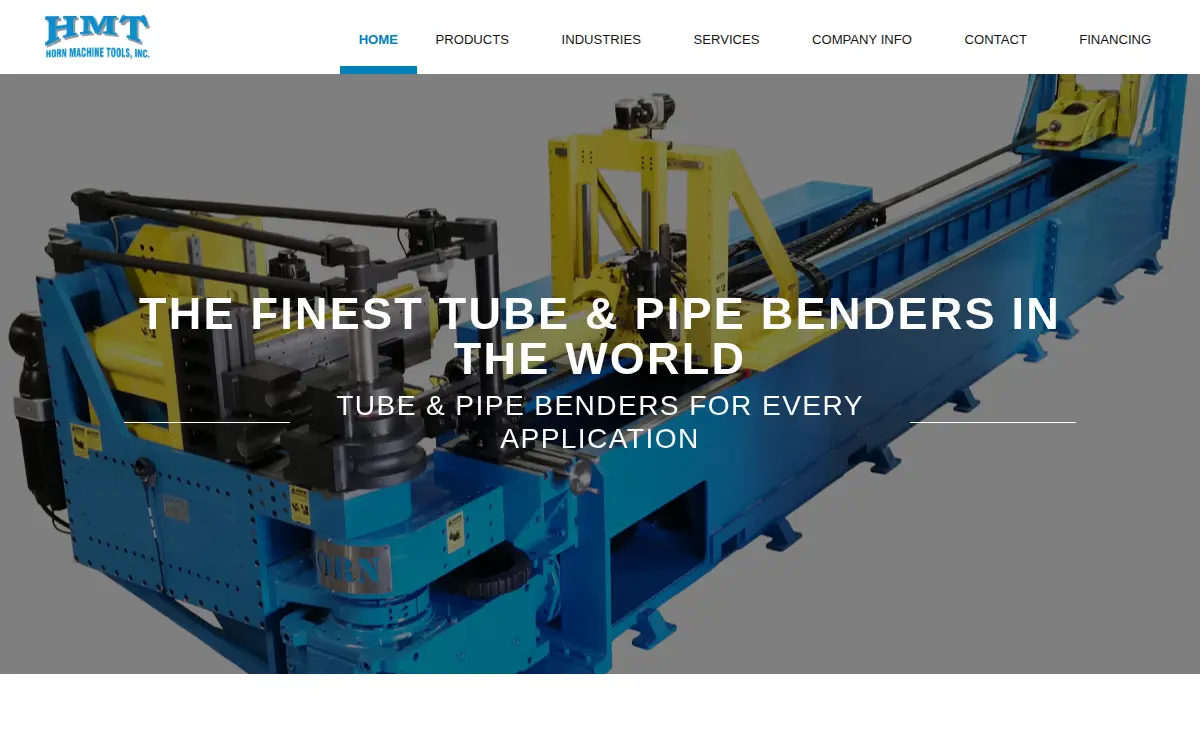 Homepage of Horn Machine Tools, INC.