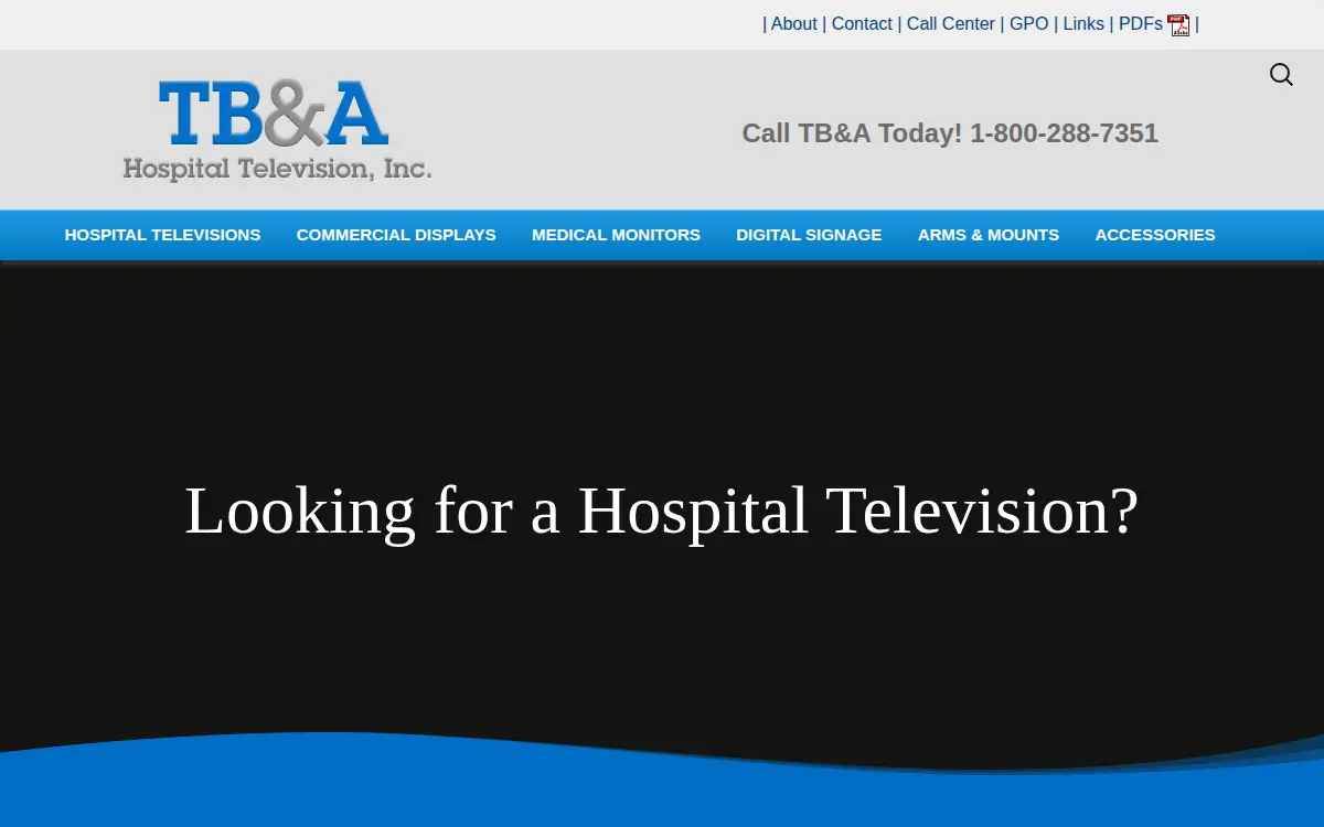 Homepage of Tb&a Hospital Television, INC