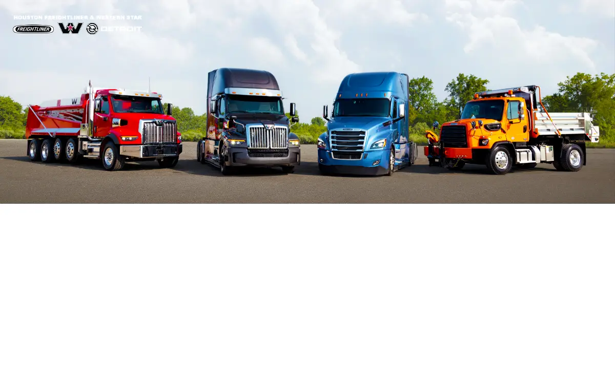 Homepage of Houston Freightliner, INC.