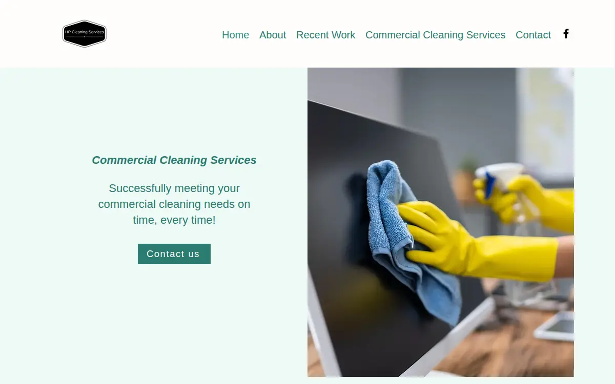 Homepage of Hp Cleaning Services LLC