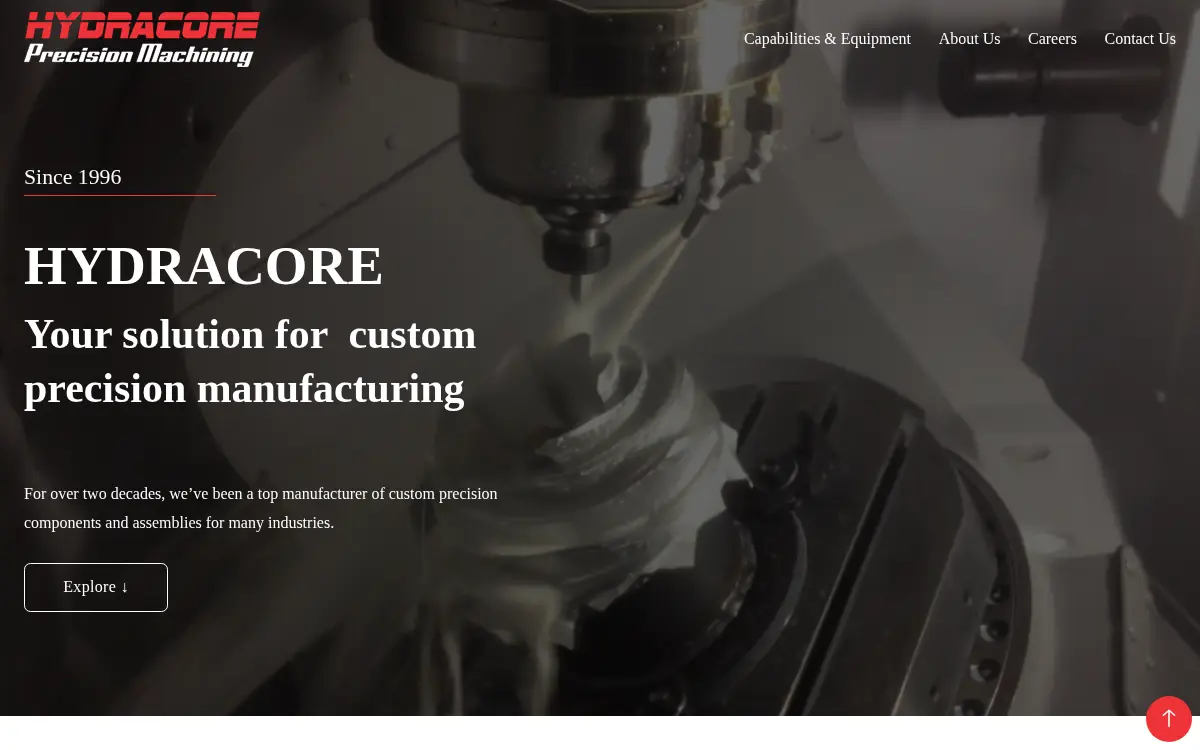 Homepage of Hydracore INC