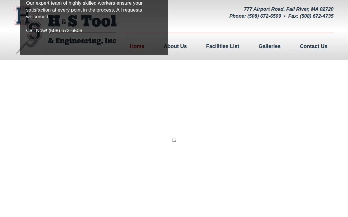 Homepage of H & S Tool and Engineering, INC.