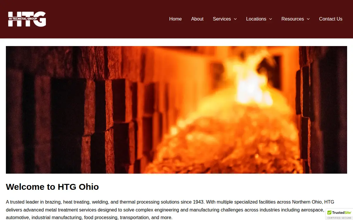 Homepage of Hi Tecmetal Group INC