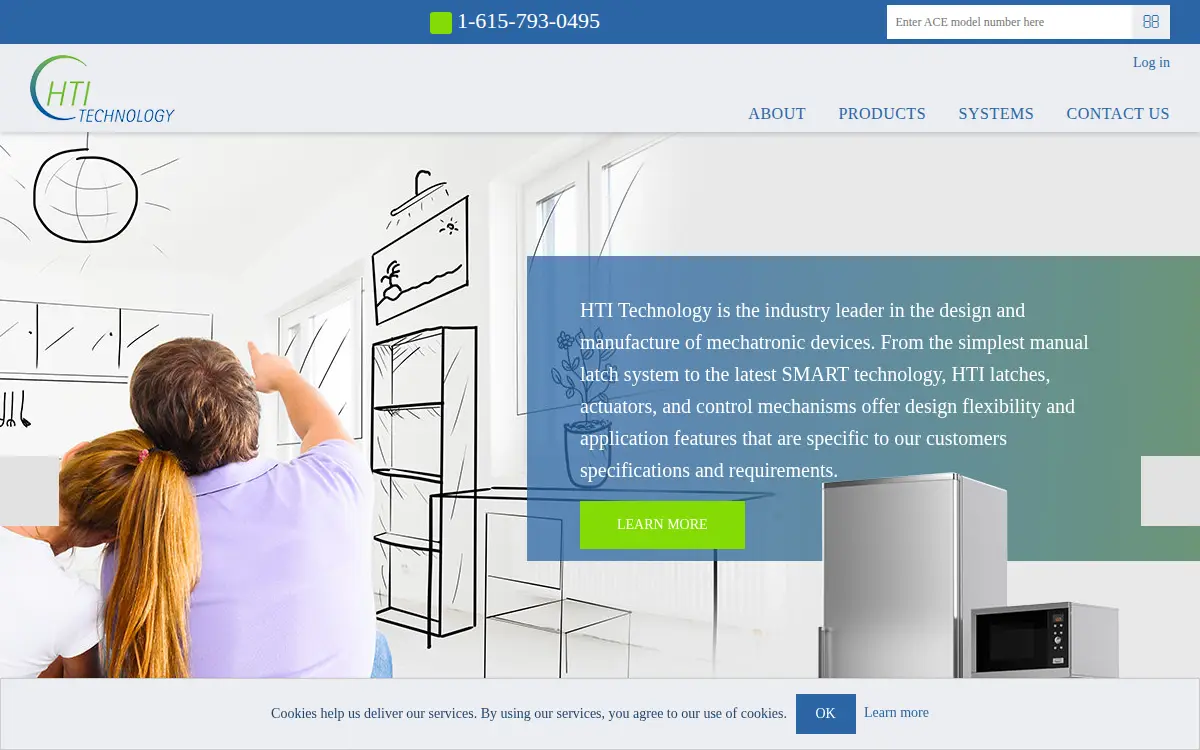 Homepage of Hti Technology and Industries, INC