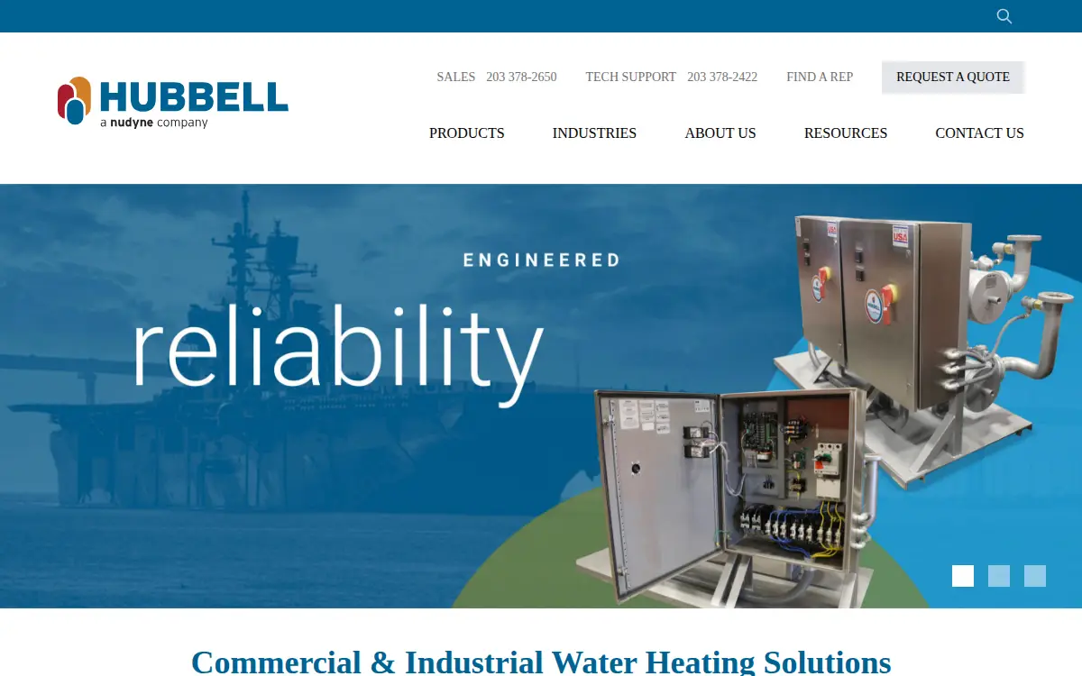 Homepage of The Electric Heater CO