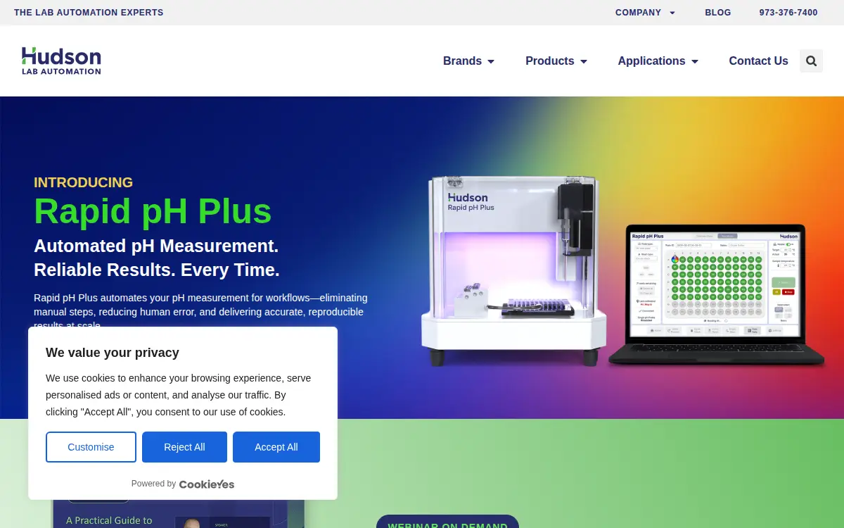 Homepage of Hudson Lab Automation, INC.