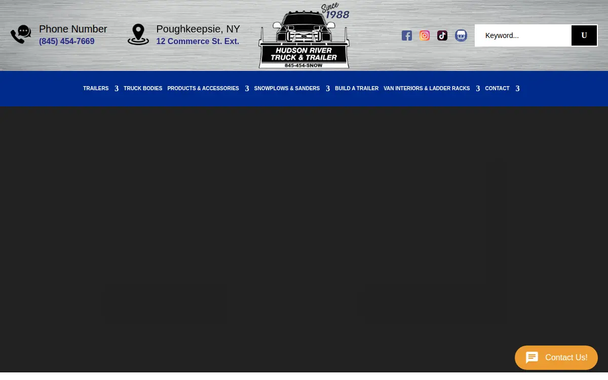 Homepage of Hudson River Truck Equipment INC