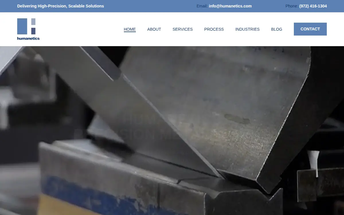 Homepage of Humanetics Ii of Texas, INC