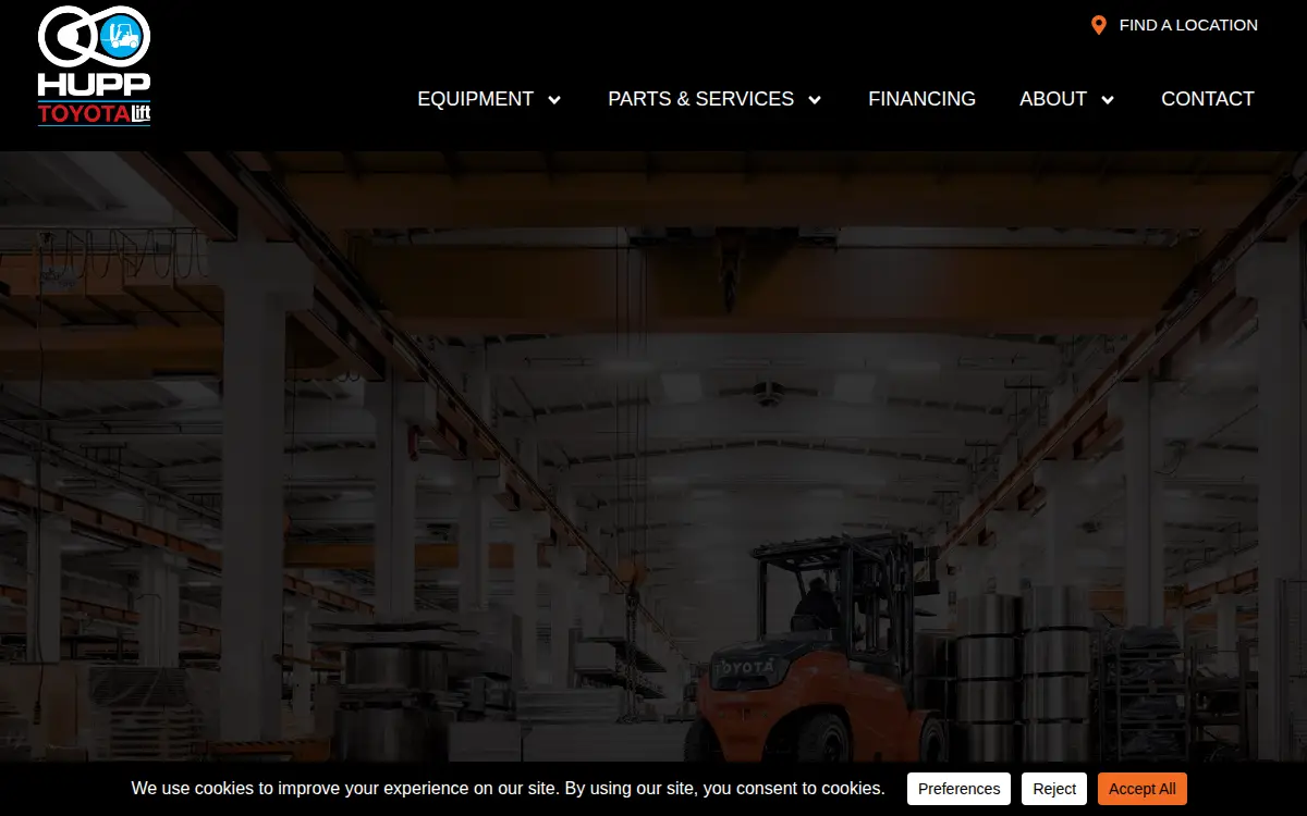 Homepage of Power-lift, INC