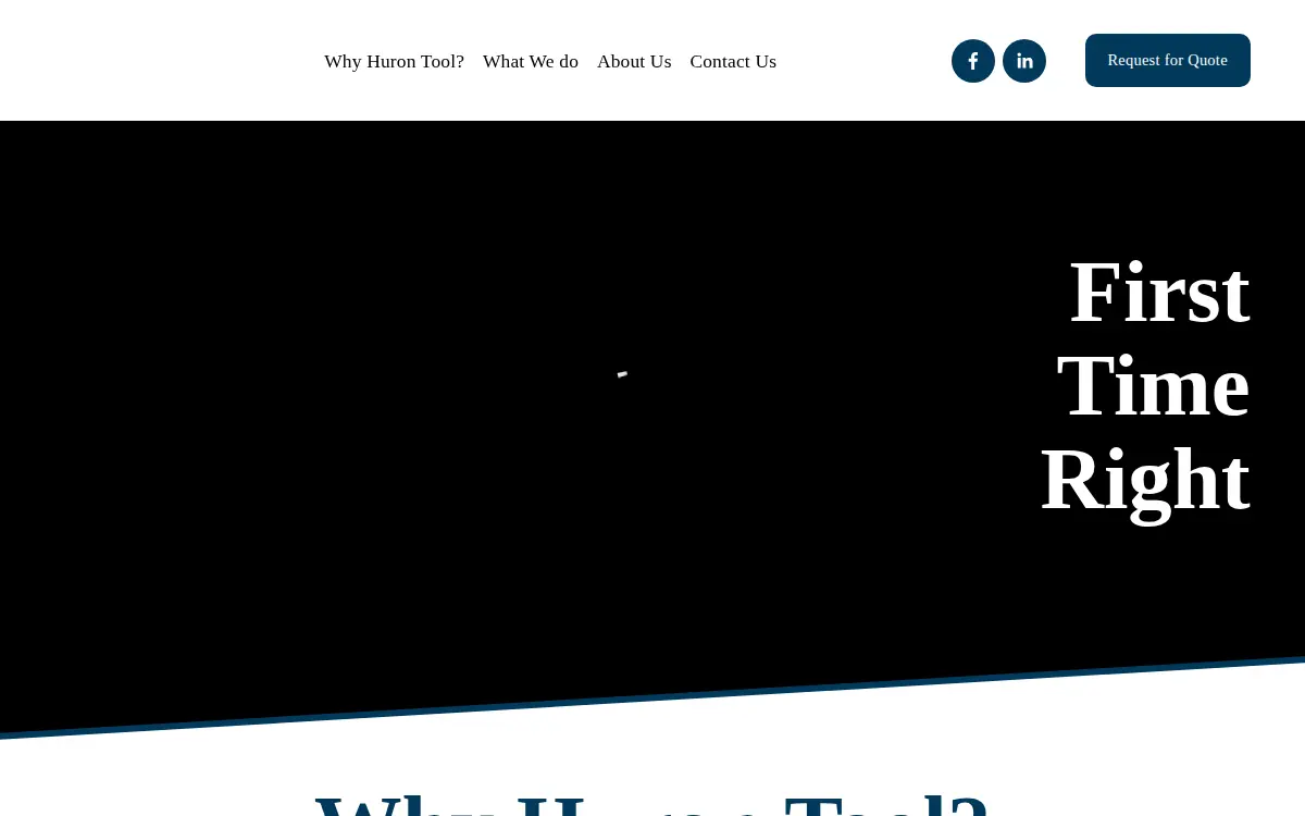 Homepage of Huron Tool & Engineering CO