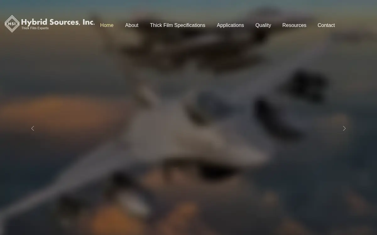 Homepage of Hybrid Sources, INC