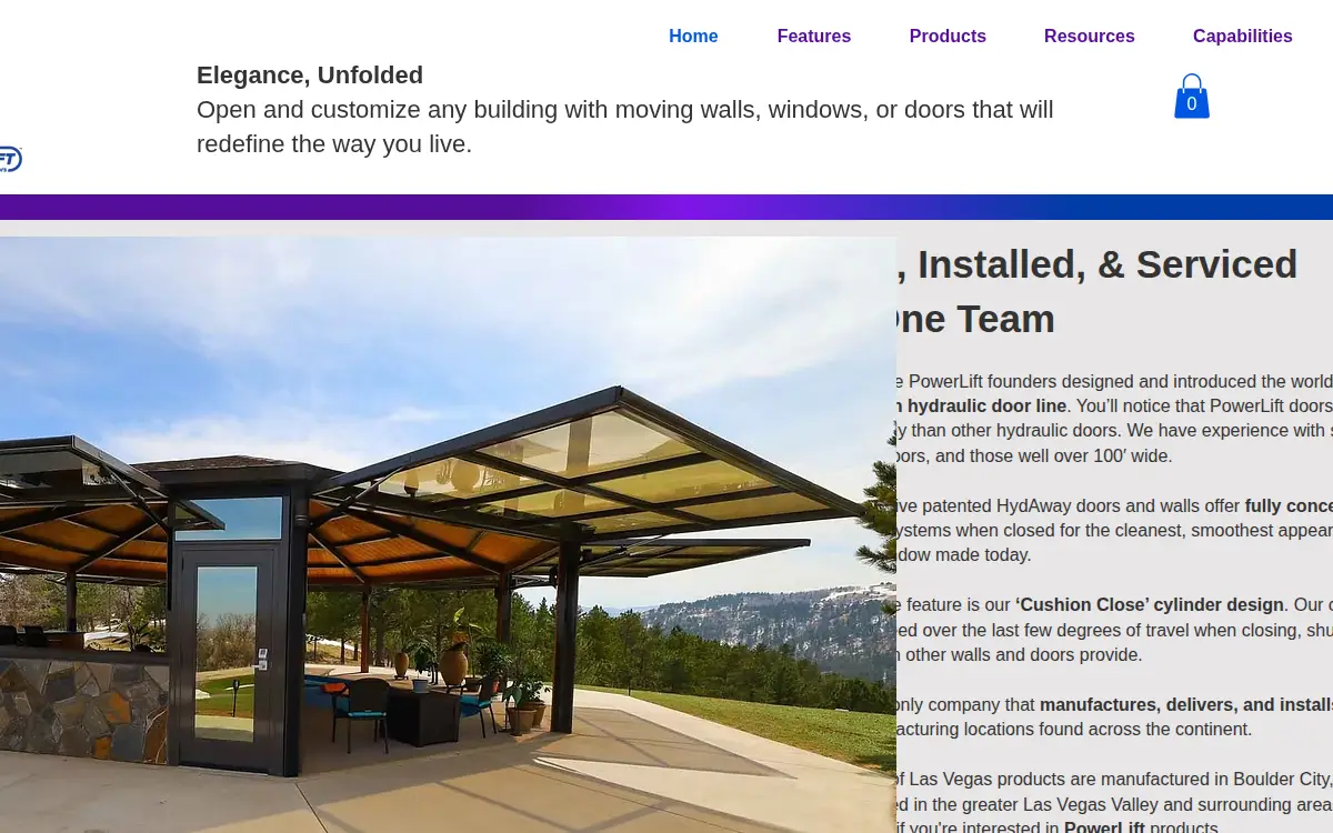 Homepage of Hydaway of Las Vegas LLC