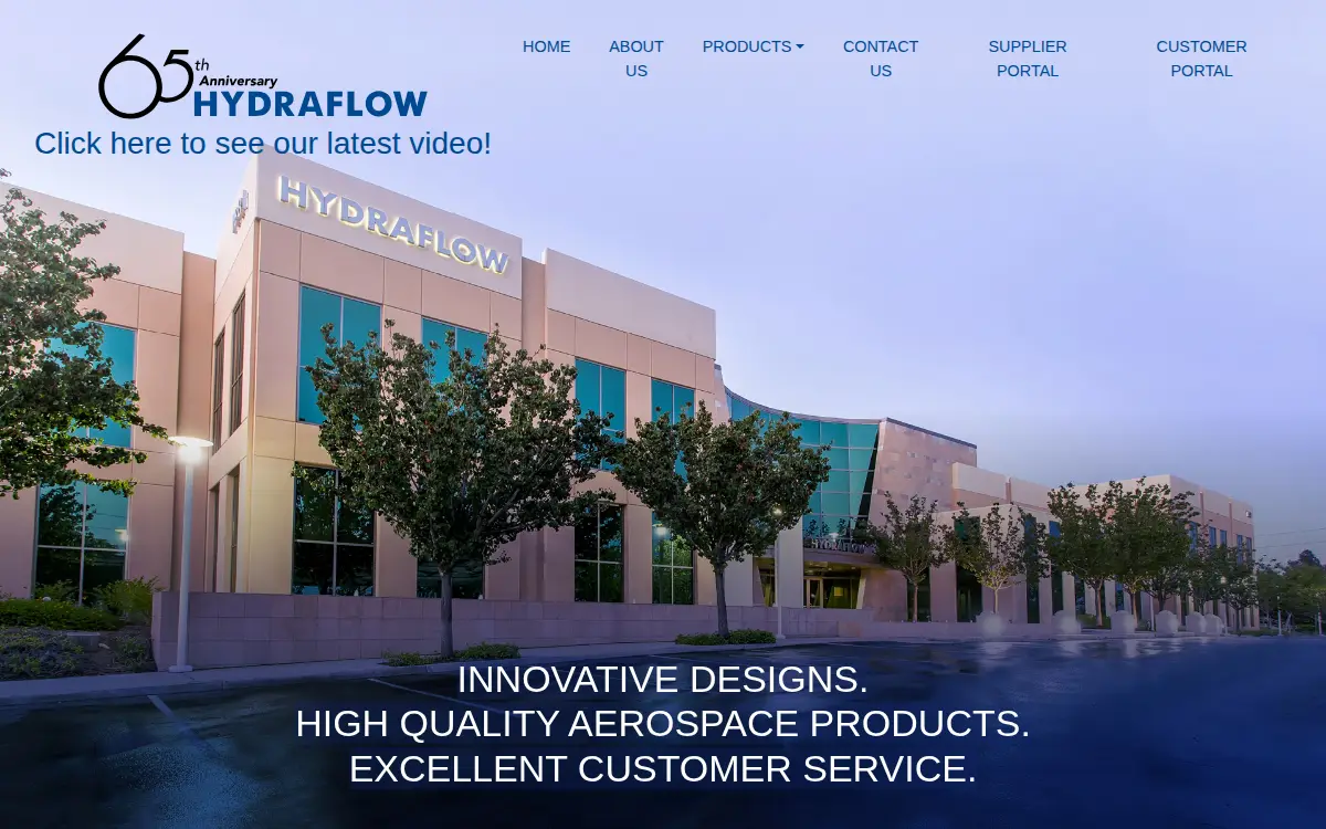 Homepage of Hydraflow