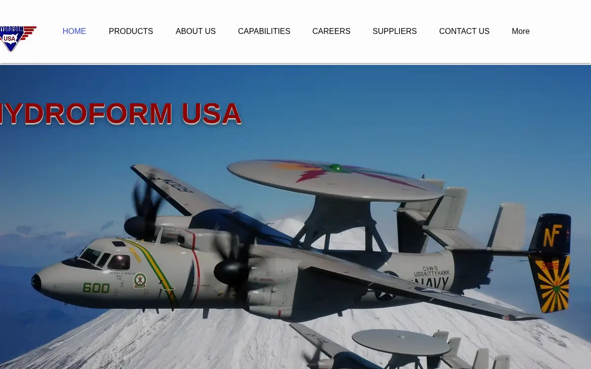 Homepage of Hydroform USA Incorporated