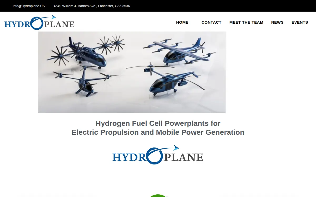 Homepage of Hydroplane LTD