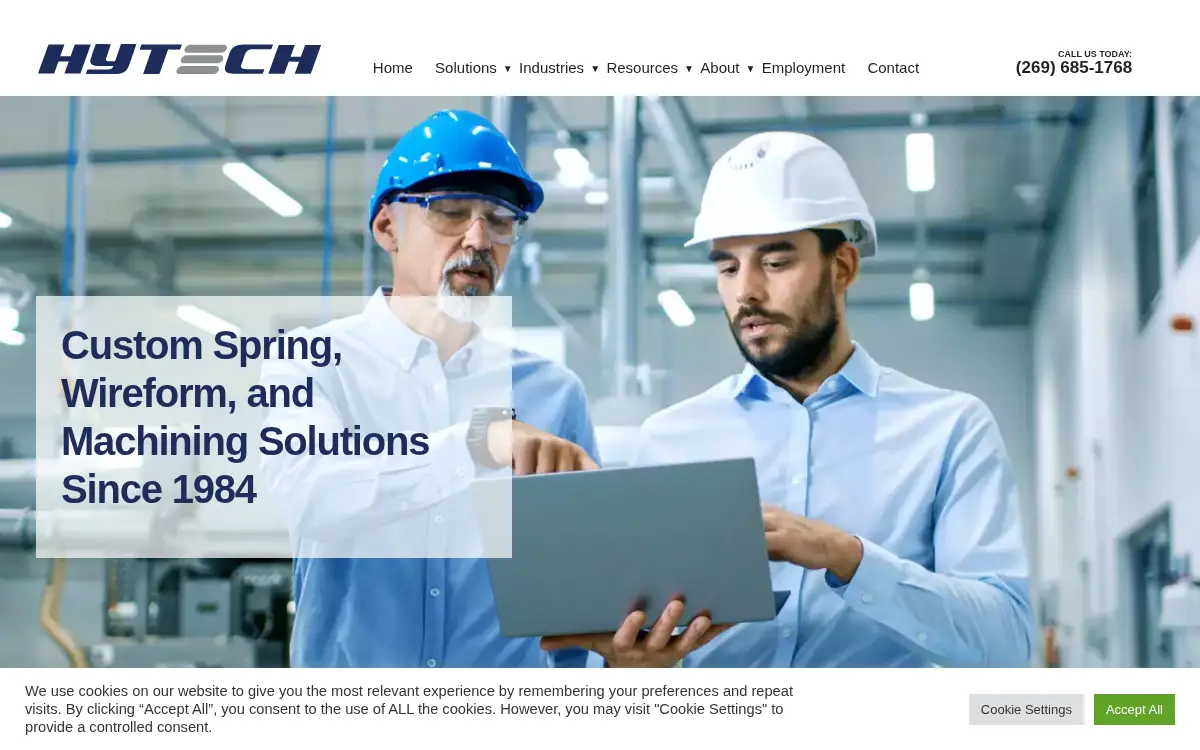 Homepage of Tokusen Hytech, INC