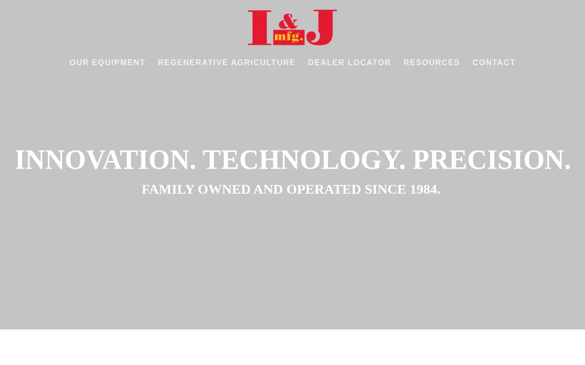 Homepage of I & J Manufacturing LLC