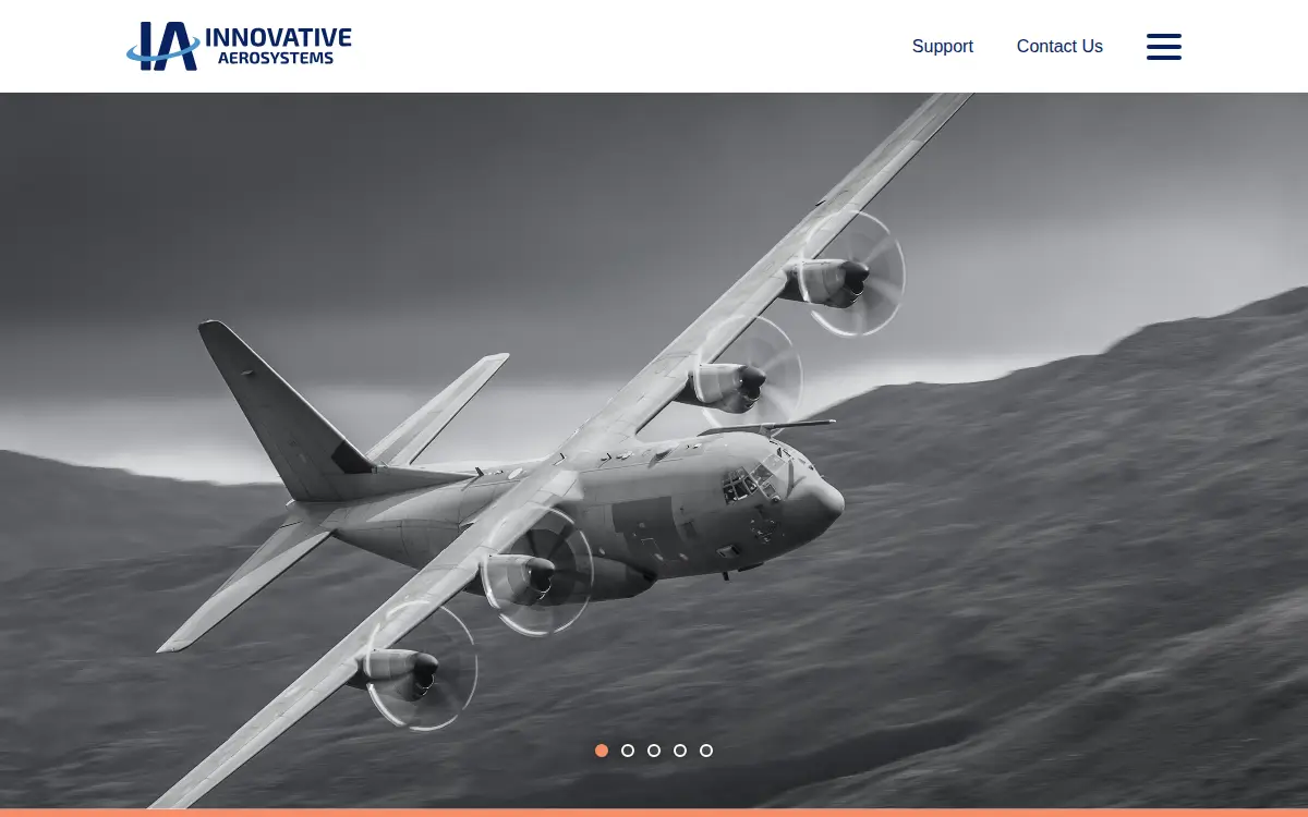 Homepage of Innovative Solutions & Support INC