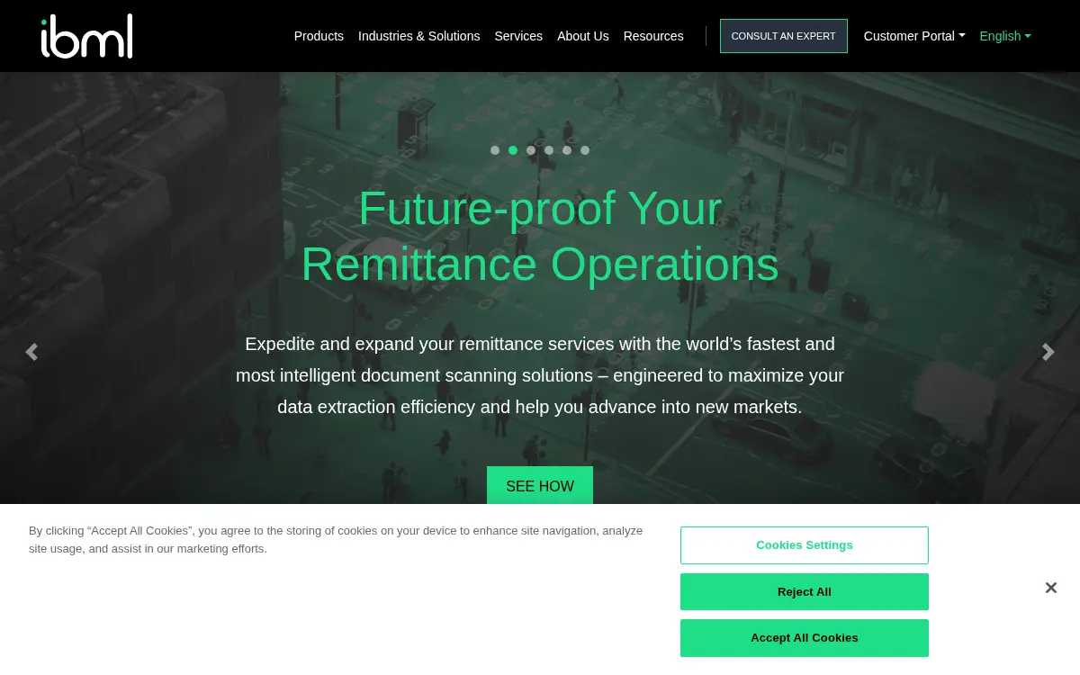 Homepage of Imaging Business Machines LLC