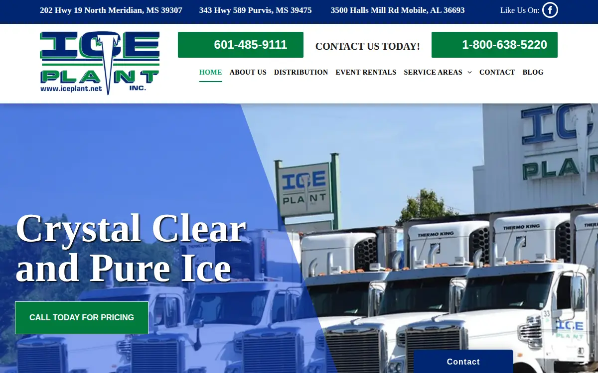 Homepage of Ice Plant INC