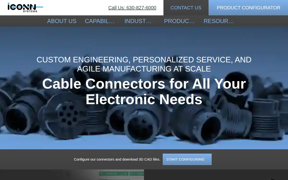 Homepage of Iconn Systems LLC