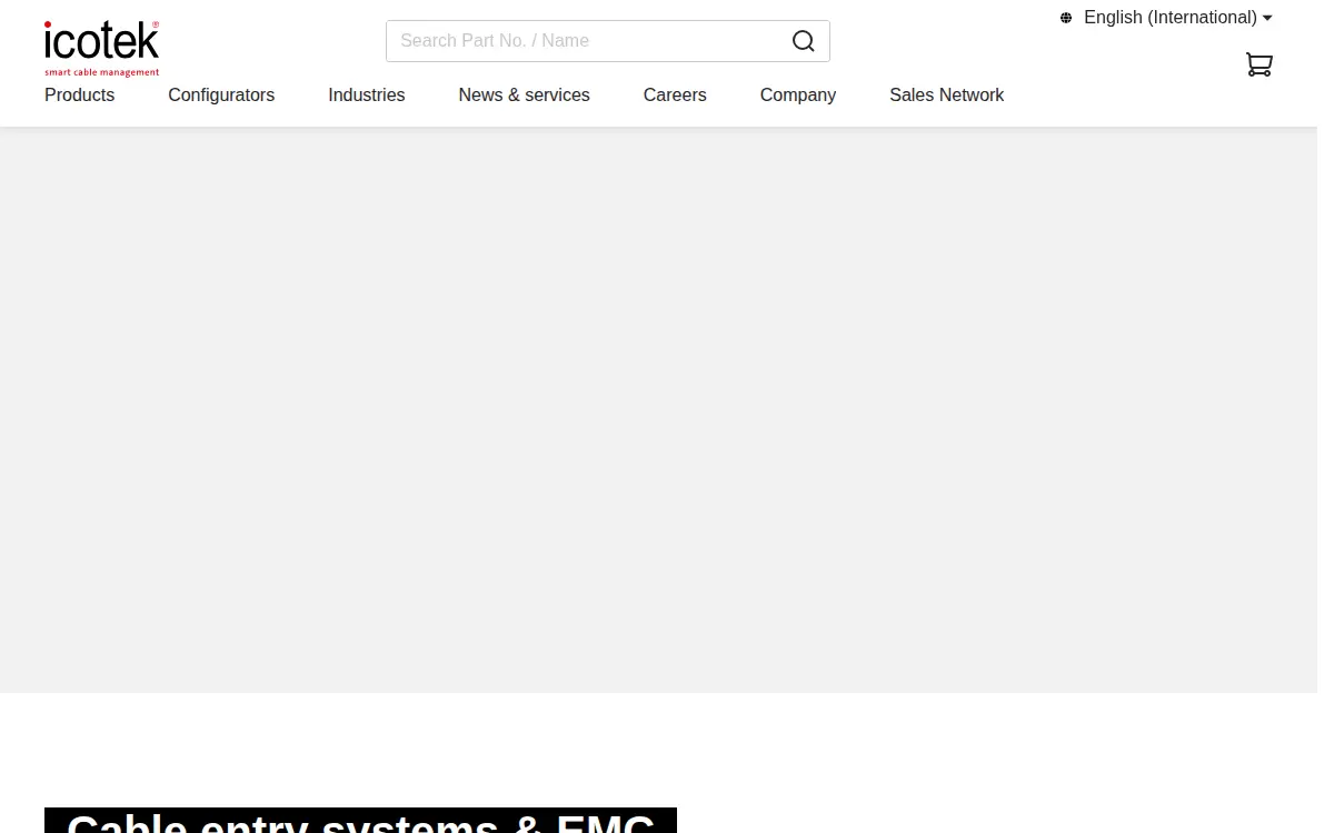 Homepage of Icotek CORP.