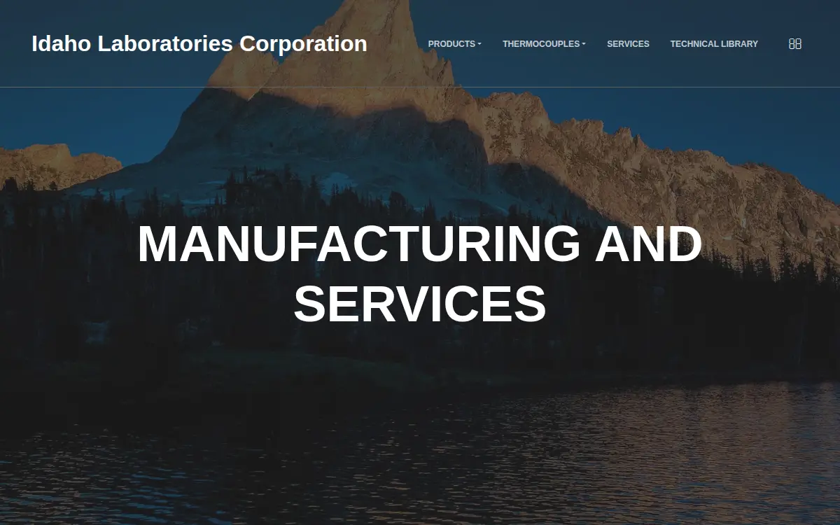 Homepage of Idaho Laboratories CORP