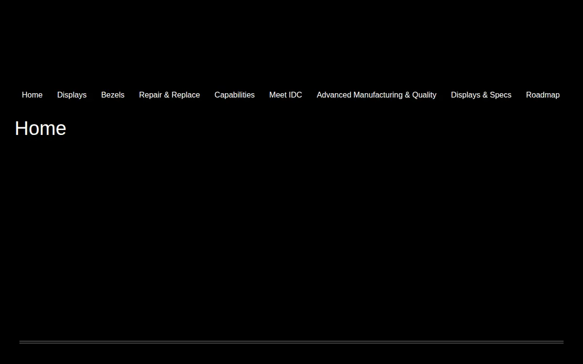 Homepage of International Display Consortium INC
