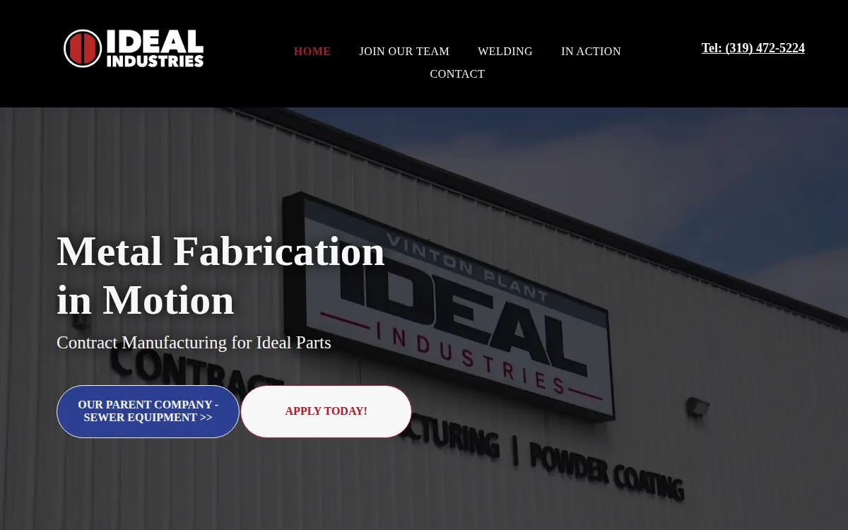 Homepage of Ideal Industries, INC