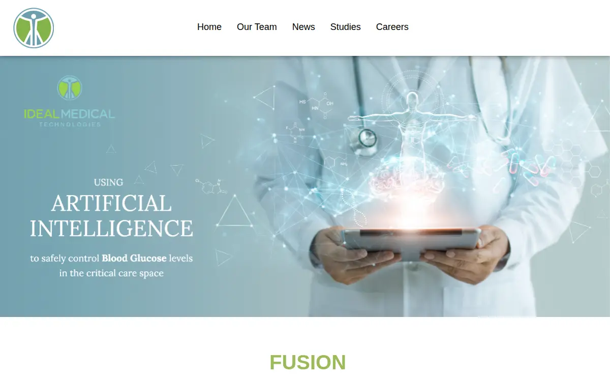 Homepage of Ideal Medical Technologies INC.