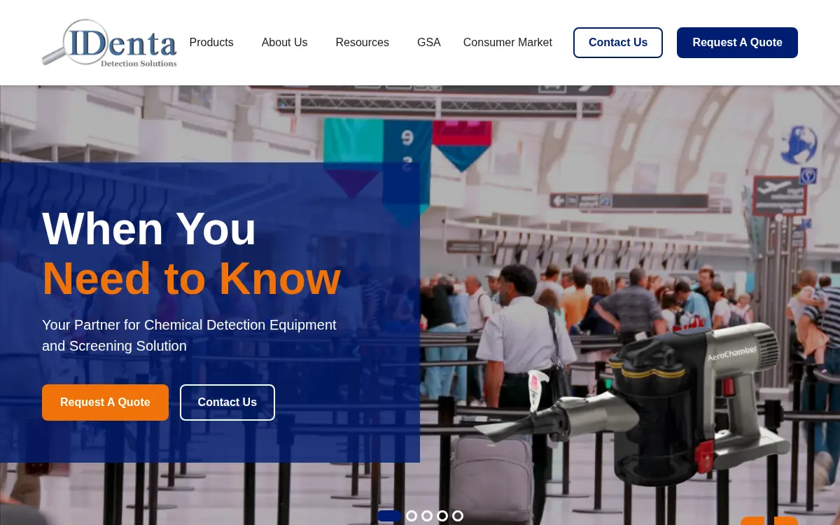 Homepage of Identa CORP