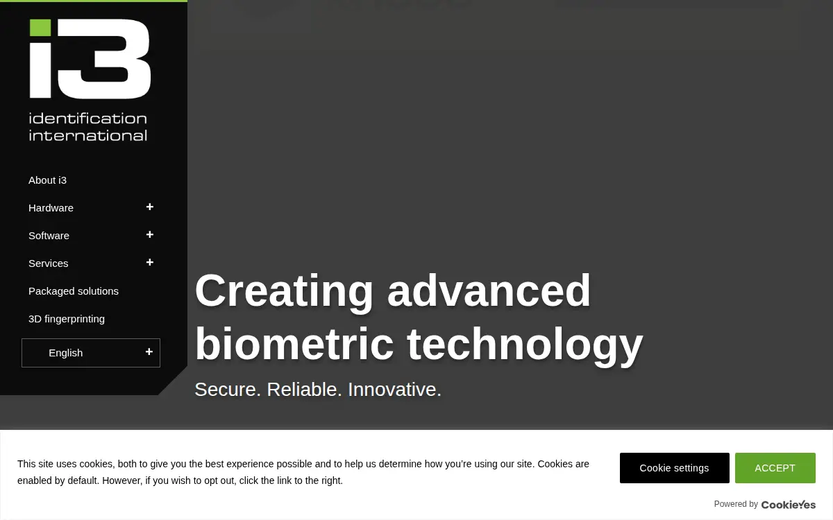 Homepage of Identification International, INC.