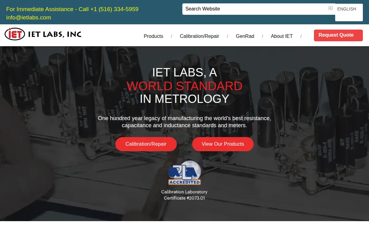 Homepage of Iet Labs INC