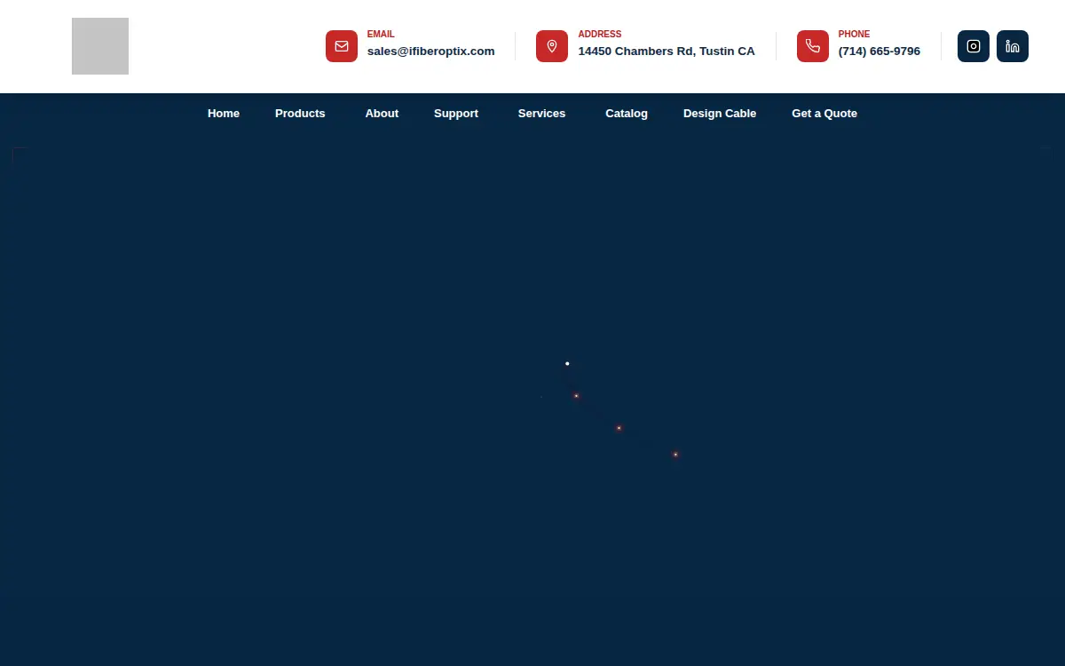 Homepage of Ifiber Optix, INC.