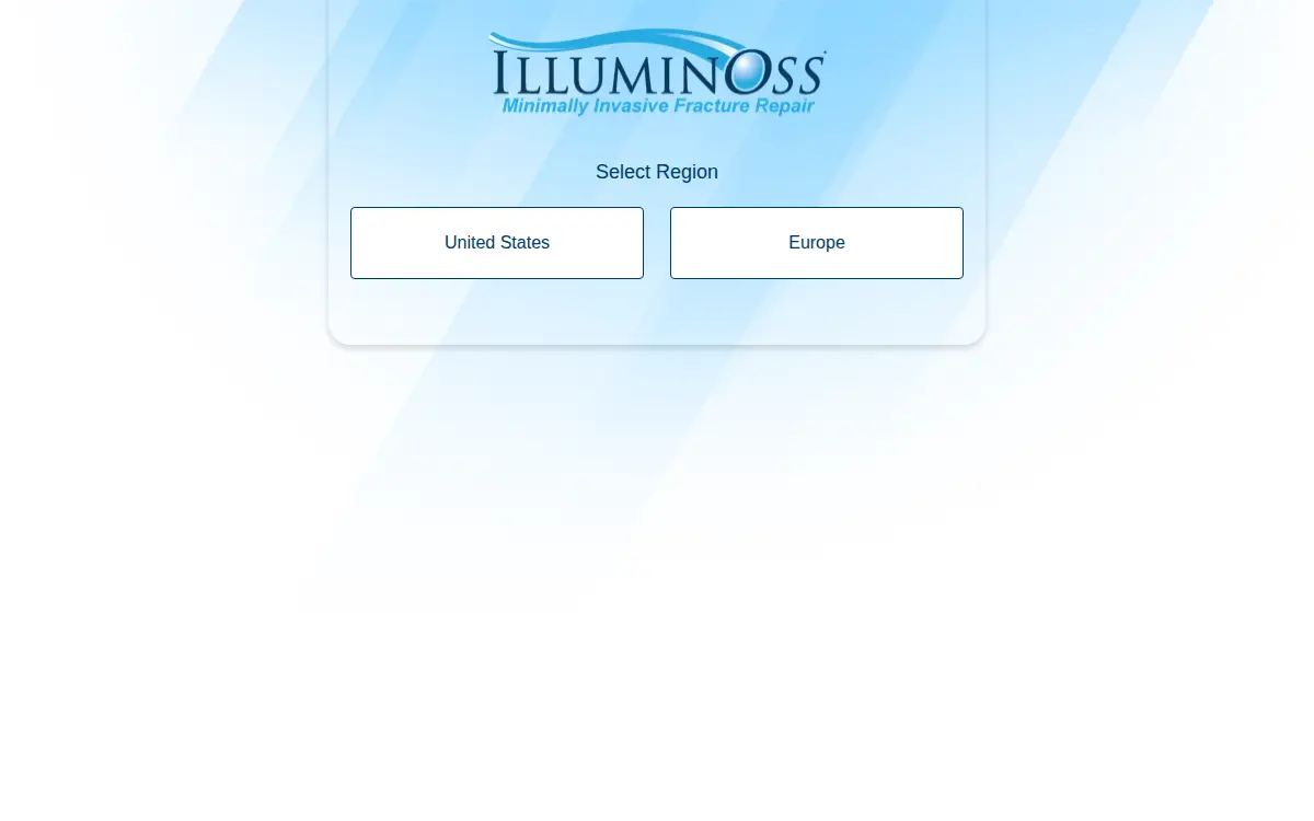 Homepage of Illuminoss Medical, INC.