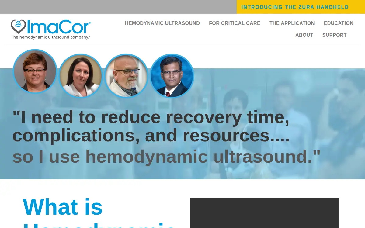 Homepage of Imacor INC