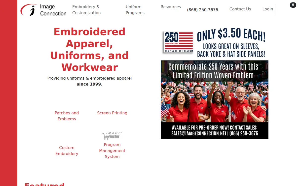 Homepage of Image Connection LLC