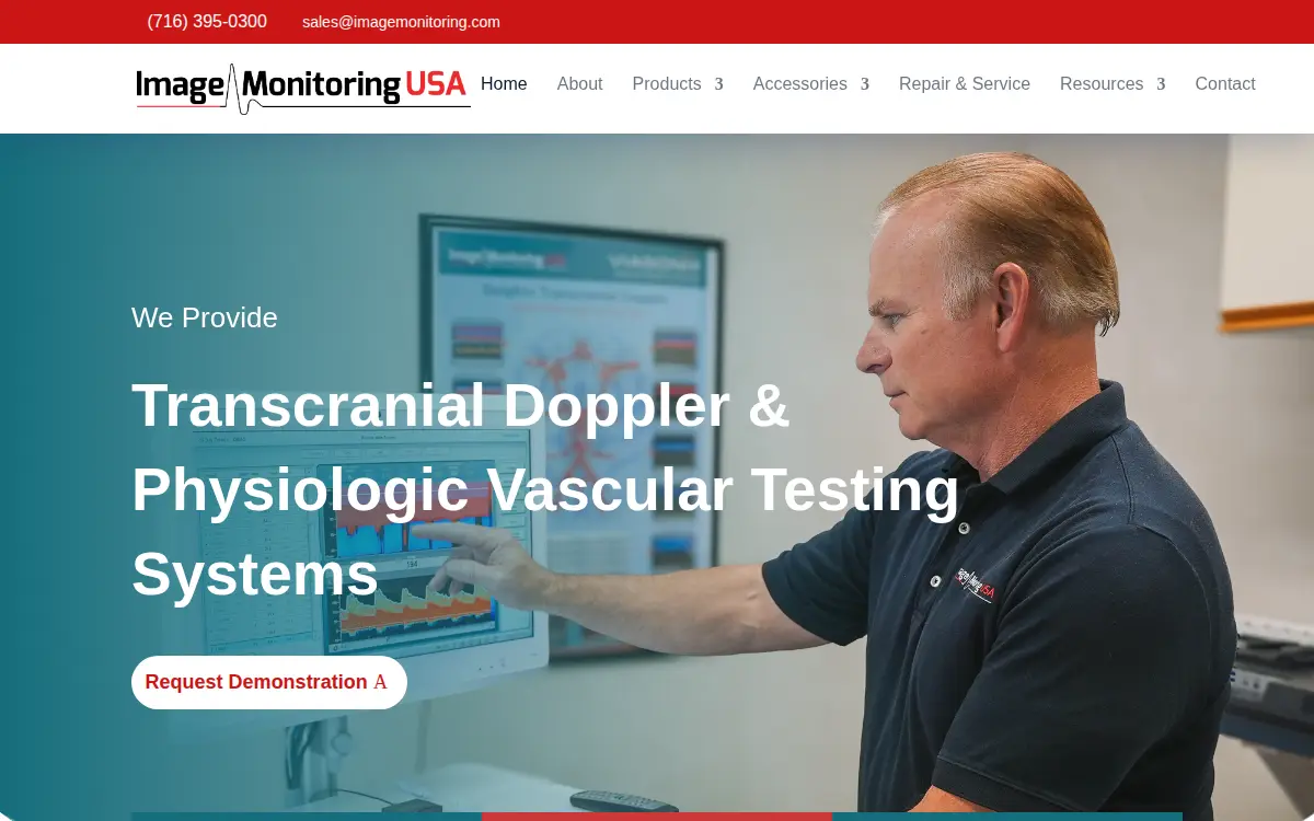 Homepage of Image Monitoring Usa, INC.
