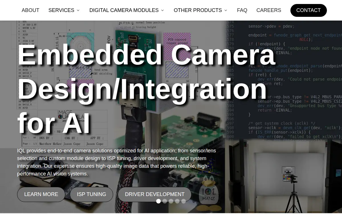 Homepage of Image Quality Labs INC