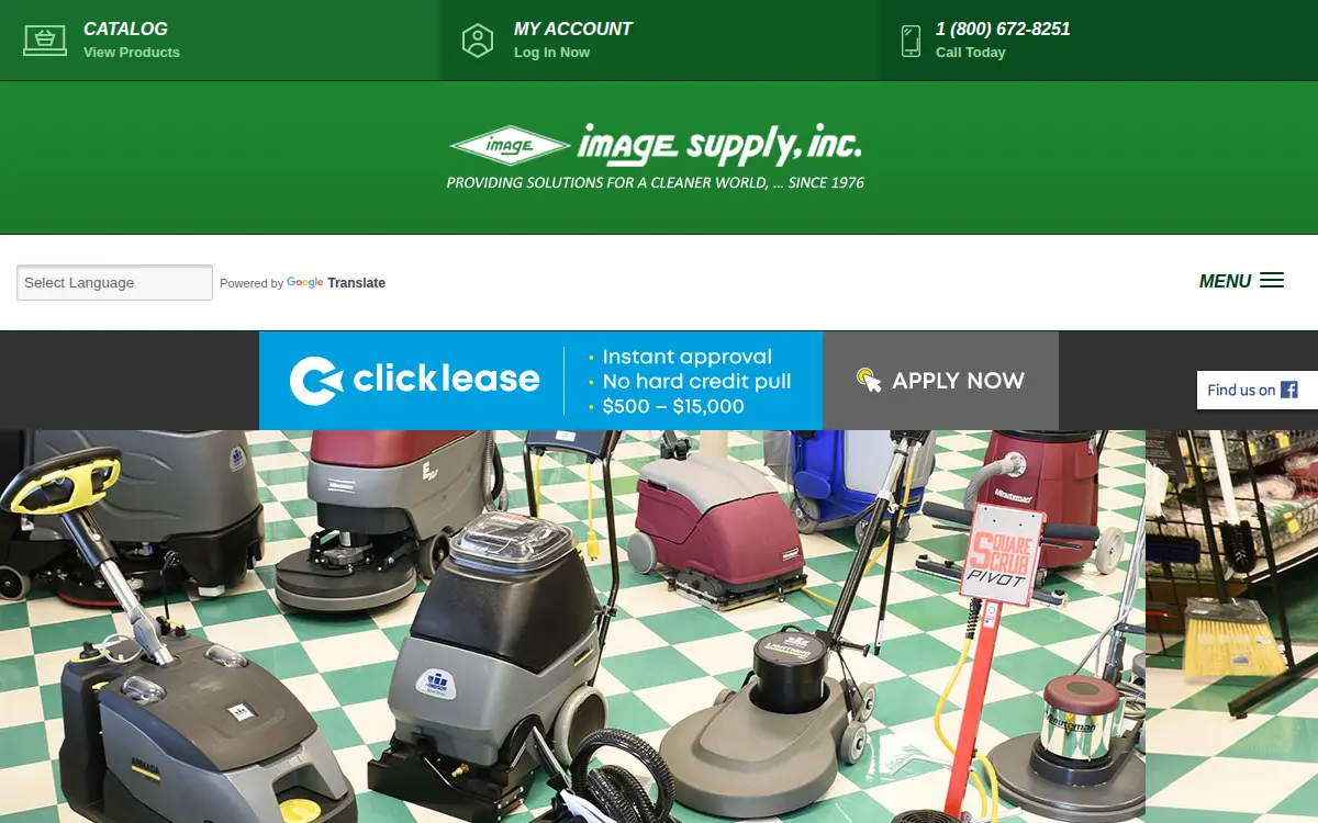 Homepage of Image Supply INC