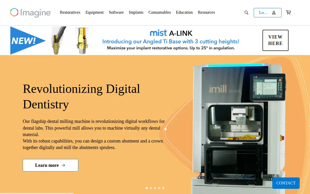 Homepage of Imagine Milling Technologies LLC