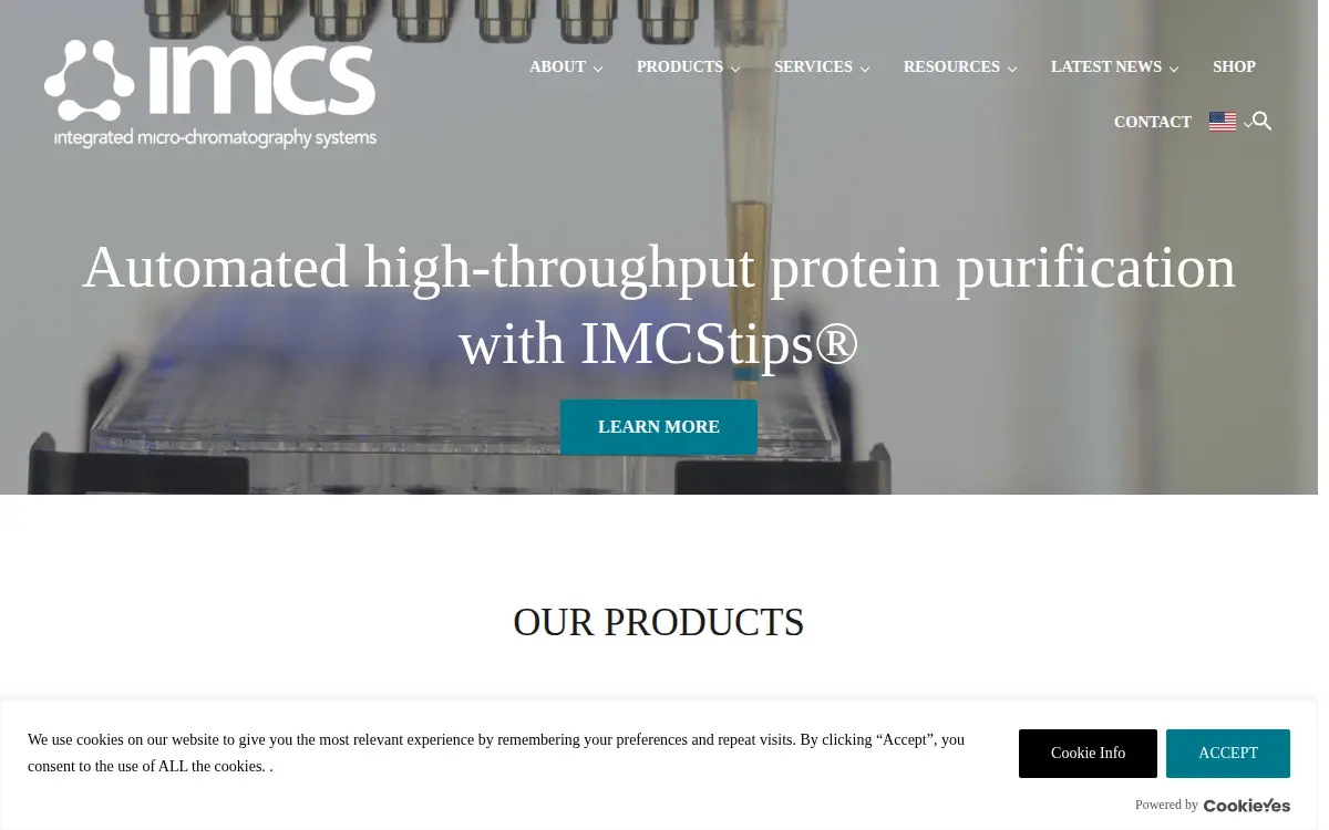 Homepage of Integrated Micro-chromatography Systems, INC.