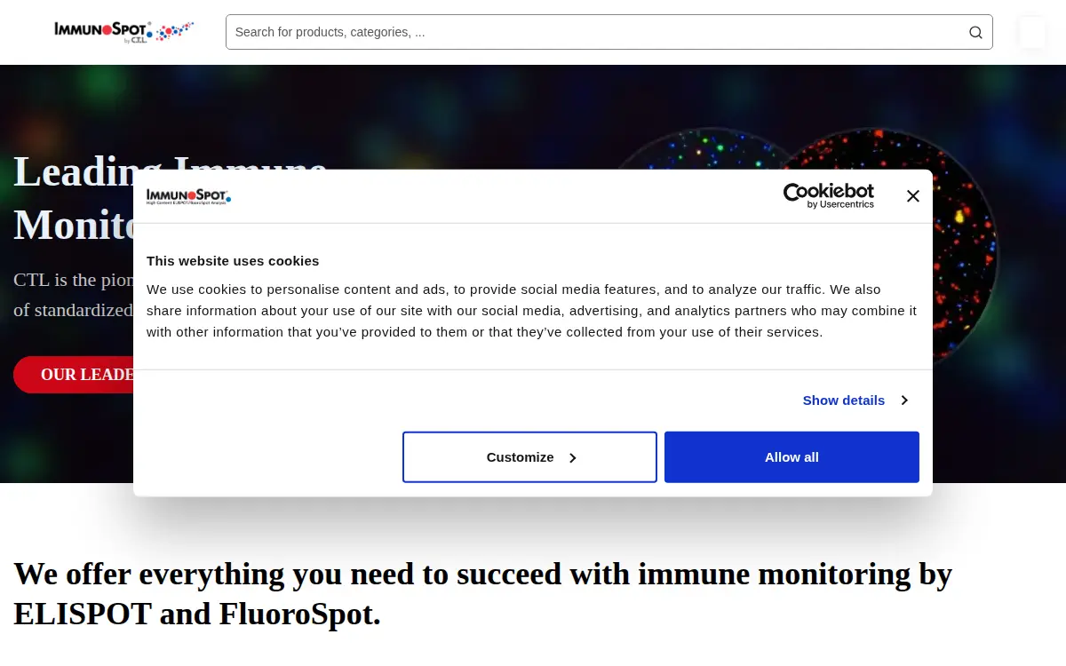 Homepage of Ctl Analyzers LLC