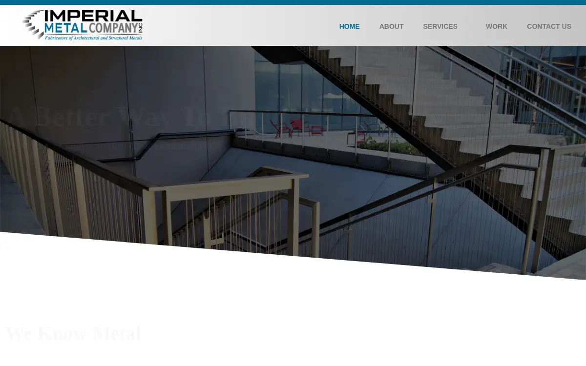 Homepage of Imperial Ornamental Metal Co., INC.