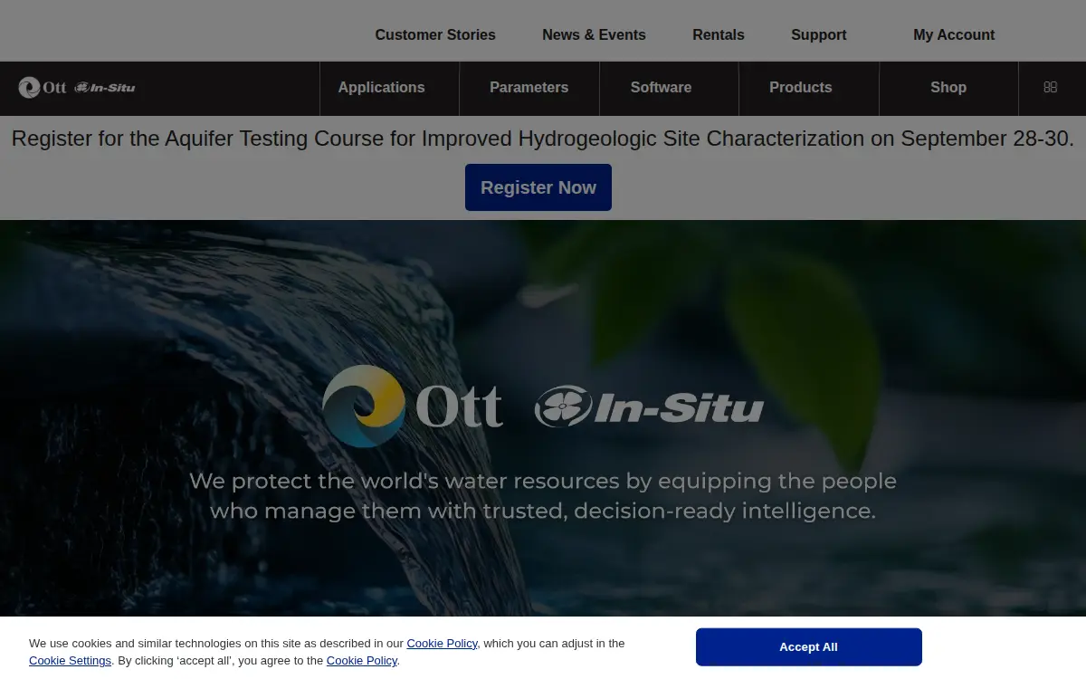 Homepage of In-situ, INC