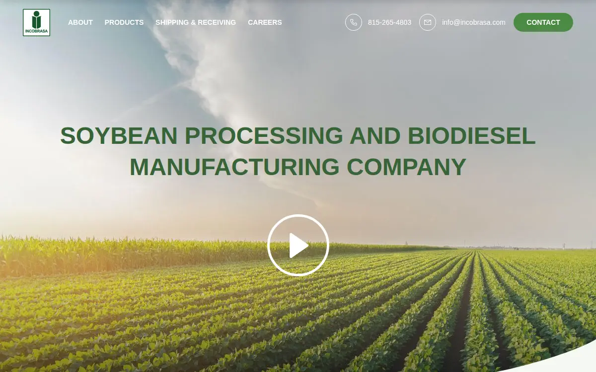 Homepage of Incobrasa Industries LTD