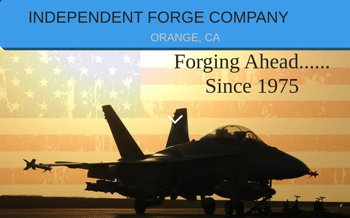 Homepage of Independent Forge Company