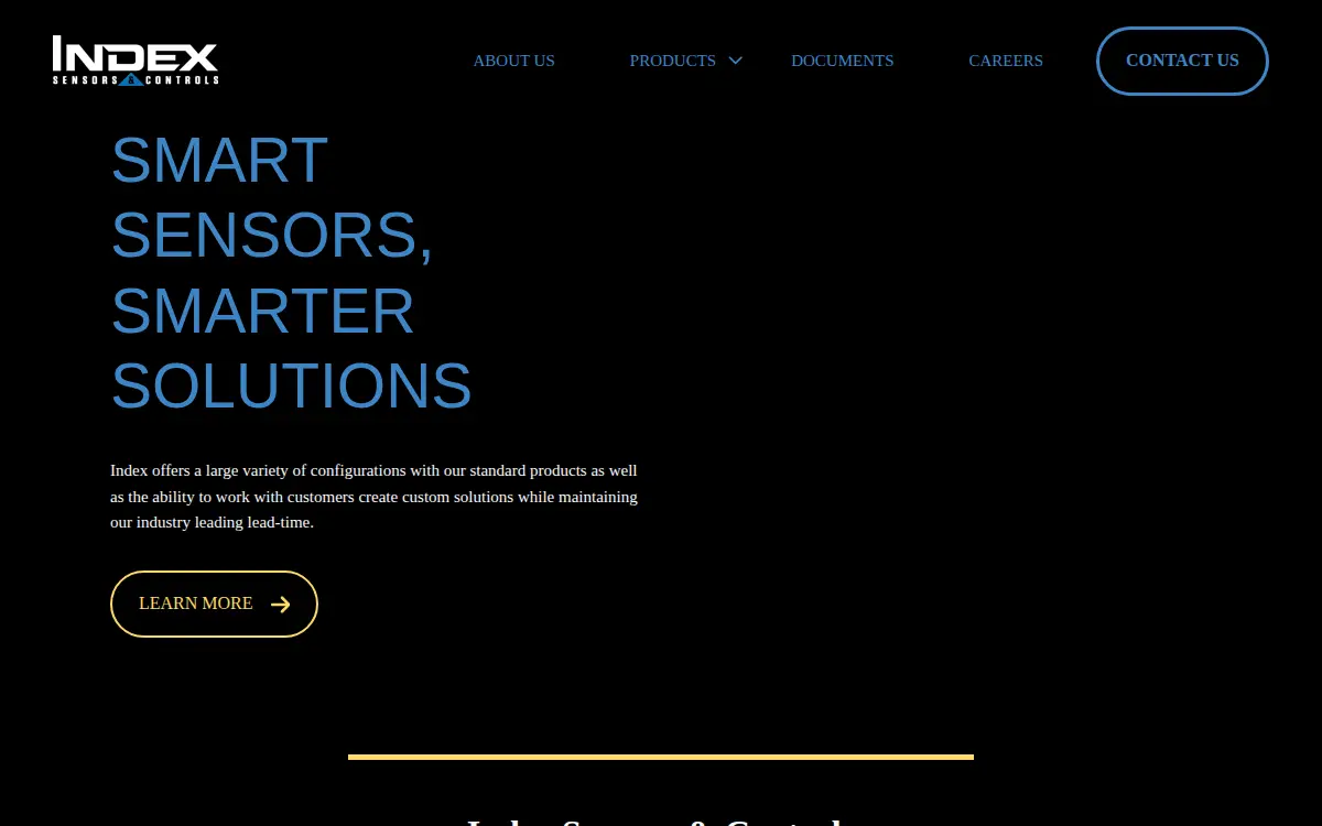 Homepage of Index Industries INC