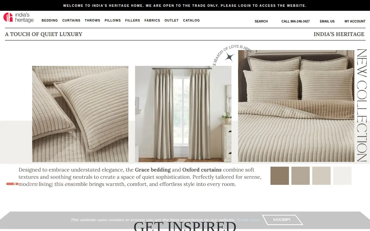Homepage of Indias Heritage INC