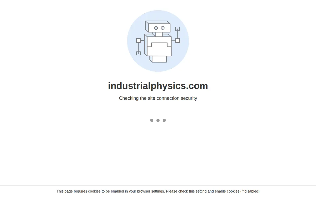 Homepage of Industrial Physics INC